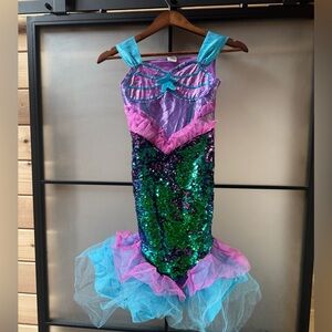 Mermaid Sequin Kids Costume - Pink, Blue, Green